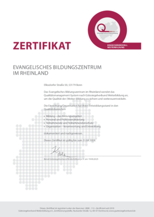 Qualitätsmanagement nach Gütesiegel